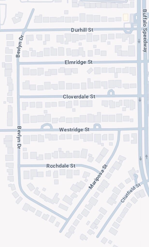 Street Map of Westridge